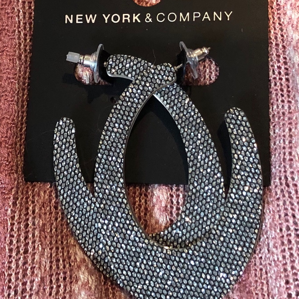 🎉4 for 20 🎉Large black/gray earrings